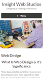 Mobile Screenshot of insightwebstudios.com