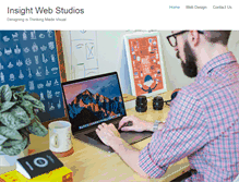 Tablet Screenshot of insightwebstudios.com